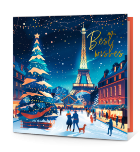 Carte de voeux Noël à Paris !