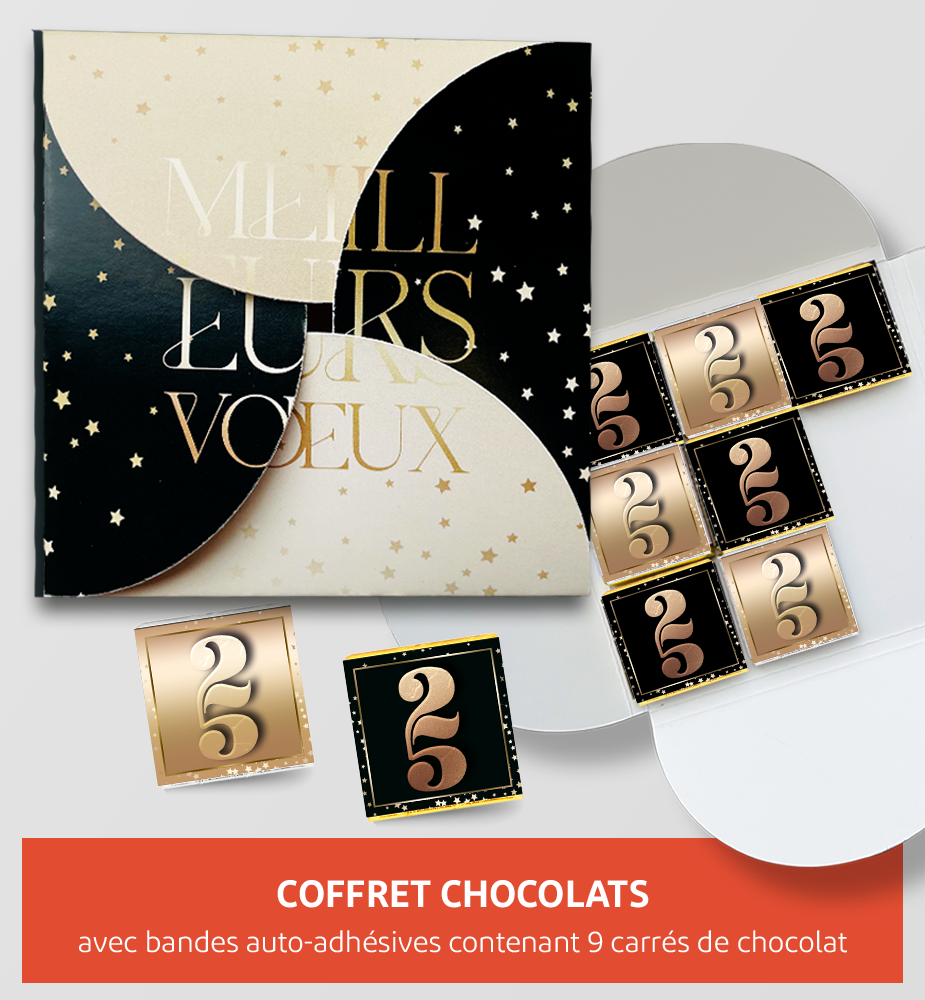 Coffret chocolat pour un doux moment de gourmandise...